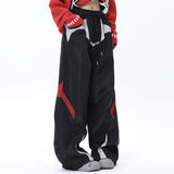 Men Sweatpants Tactical Pants Male Function Sports Straight Loose-Fitting Wide-Leg Trousers