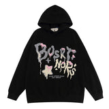 Men Hoodie Cartoon Puff Print Couple Hooded Sweater