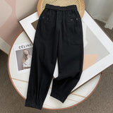 Women Sweatpants Casual Pants Women Elastic Waist Loose Harem Pants