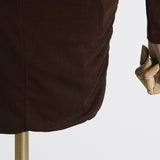 Women Dresses Spring Hollow-out Slim-Fit Long-Sleeved Dress Skirt (Qymy0409)