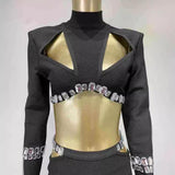 Women Dresses Bandage Dress Party Dress Skirt (Ont0408)