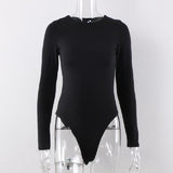 Women Jumpsuit Autumn and Winter round Neck Long Sleeve Jumpsuit