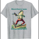 Strawberry Jams But My Don't T-Shirt, Funny Strawberry Lover