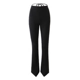 Women Sweatpants Spring Sexy Trousers Bell-Bottom Pants Casual Pants