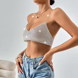 Women's Party Tops Backless Sexy Strap Short Top