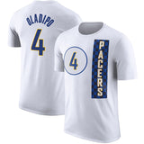 NBA T-Shirts NBA Basketball T-Shirt Pacers Jersey Short Sleeve Men's Sports
