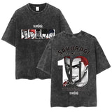 SLAM DUNK washed old cotton t-shirt printed short-sleeved undershirt