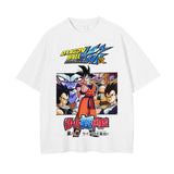 2024Men Dragon Ball Z T Shirt Anime Japanese Printed T-shirt