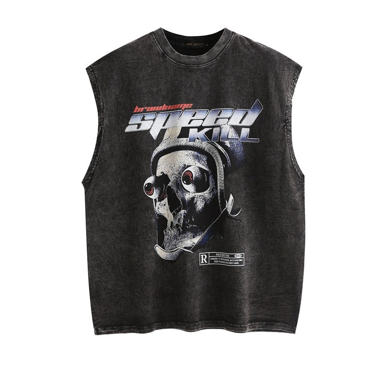Men Vest Oversize Loose Couples Vest