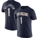 NBA T-Shirts NBA Jersey T-Shirt Pelicans Zion Fat Tigers Basketball Suit Short Sleeve