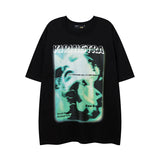 Men T Shirt Graffiti Letter Print Short-Sleeve T-shirt Baby Boy and Girl Summer Loose T-shirt