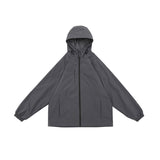Unisex Jacket Shell Jacket Waterproof Hooded Jacket Men and Women Couple Sports Jacket