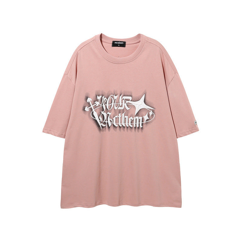 Men T Shirt Cross Couple Short Sleeve T-shirt