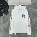 Chh Chrome Hearts Hoodie Classic Cross Scroll Letter Color Hooded Sweater