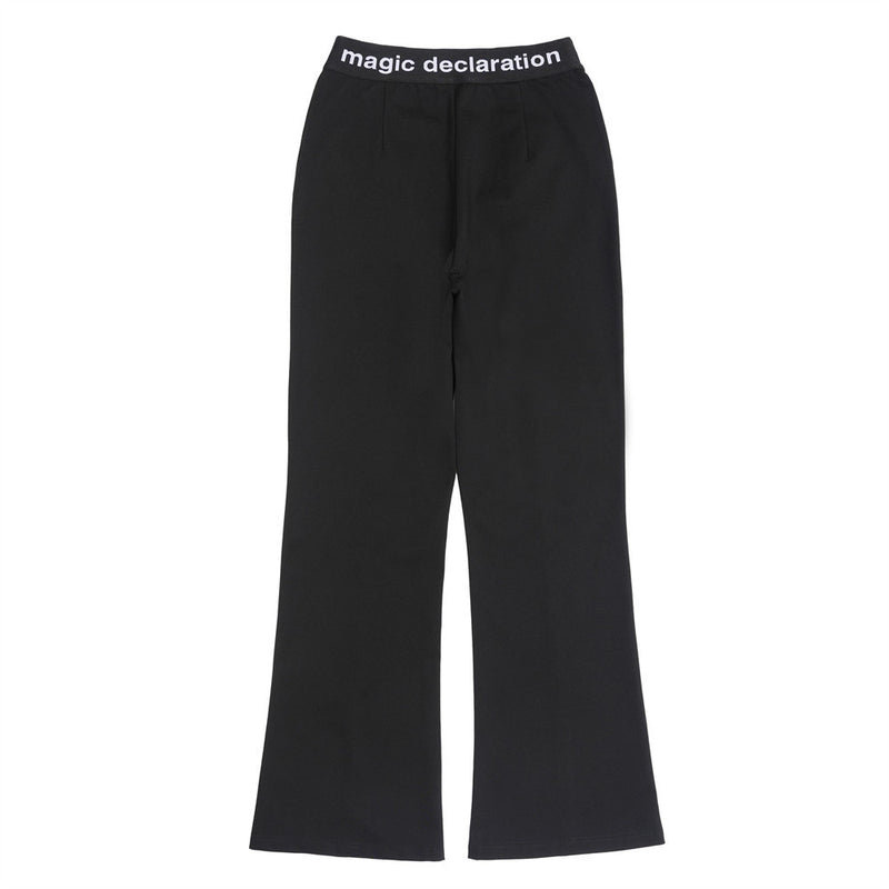 Women Pants Split Casual Pants Loose-Fitting Wide-Leg Trousers