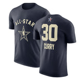 NBA T-Shirts NBA All-Star Basketball Short Sleeve Outdoor Leisure Sports T-Shirt