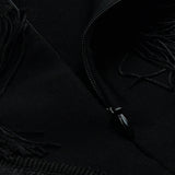 Women Evening Dress Sexy Tassel Formal Dress V-neck Bandage One-Piece Dress
