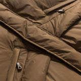 Unisex Winter Cotton Coat Hooded down Jacket Vintage down Jacket