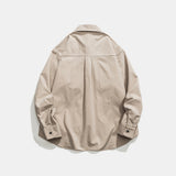 Unisex Jacket Fall Lapels Loose Shirt