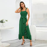 Women Date Dress Summer Sexy Backless Spaghetti Straps Dress