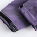 Unisex Winter Cotton Coat Pocket Decorative Hooded down Jacket Vintage Oblique Zipper down Jacket