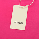 Vetements T Shirts VTM Rainbow Letter Rhinestone Loose Short Sleeve T-shirt