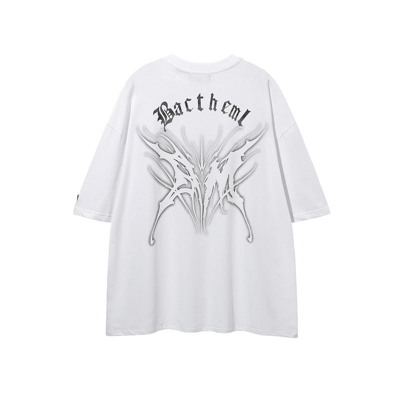 Men T Shirt Hip Hop Short Sleeve T-shirt Couple Half Sleeve T-shirt