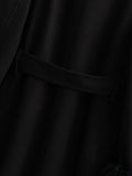 Women Woolen Coat Hepburn Woolen Coat Winter Mid-Length Overcoat