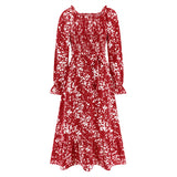 Women Date Dress Sexy Backless Snowflake Dress
