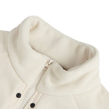 Unisex Winter Cotton Coat Stand Collar Coat Vest Vintage Corduroy Two-Piece Set