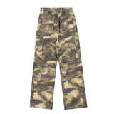 Men Sweatpants Cargo Pants Men's Loose Outdoor Camouflage Pants Casual Straight Trousers