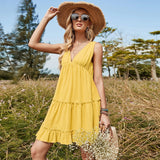 Women Dress Summer V-neck Dress