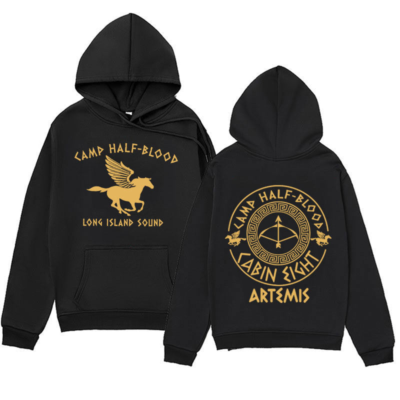 Percy Jackson Double Sided Graphic Hoodies Camp Half Blood