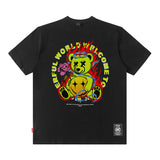 Men T Shirt Angel Retro Couple Short Sleeve T-shirt