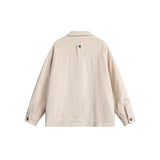Unisex Jacket Autumn Vintage Loose Lapels Jacket Men's and Women's Tops Coat
