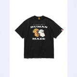 Men T-shirts Human made Labrador Short Sleeve T-Shirt Loose