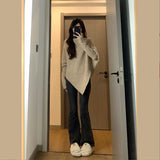 Women Knitwear Autumn and Winter Turtleneck Knitwear Loose Sweater