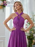 Women Evening Gown Sexy Chiffon Dress