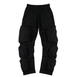 Men Sweatpants Functional Zipper Multi-Pocket Cargo Pants