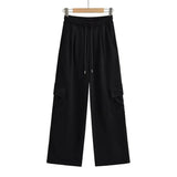 Women Sweatpants Fall Loose Wide Leg Straight Casual Pants