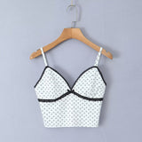 Women Dresses Summer Strap Tube Top Printed Slim Skirt Suit (Xds0414)
