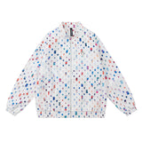 Unisex Jacket Autumn Color Mosaic Jacket