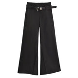 Women Sweatpants Casual Loose-Fitting Wide-Leg Trousers
