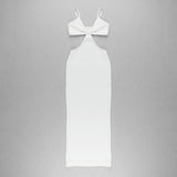 Women Dresses Bandage Dress Sling Waist-Baring Dress Evening Party (Ont0408)