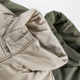 Unisex Winter Cotton Coat Stand-up Collar Cotton-Padded Clothes Vintage Loose and Warm Cotton Jacket