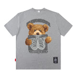 Men T Shirt Hiphop Short Sleeve T-shirt Oversize Hip Hop Half Sleeve Tee