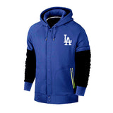 MLB Hoodie baseball jersey hoodie MLB hooded sweater men's cardigan top (Part 3)