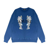 Amiri Long Sleeve Shirt Crew Sweatshirts Crew Neck Sweater