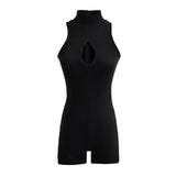 Women Dresses Summer Jumpsuit Hollow Sexy Shorts (Xds0414)