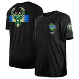 NBA T-Shirts NBA Basketball Suit Short Sleeve Bucks T-Shirt Men
